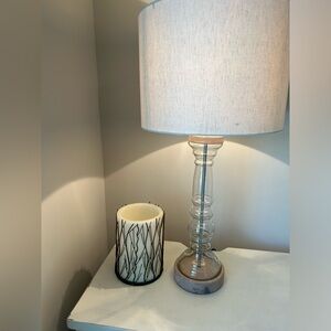 Pottery Barn Birch Metal design Candle